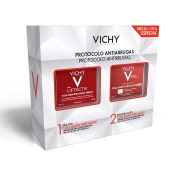 Cofre Liftactiv Collagen Specialist Protocolo Antiarrugas Día y Noche