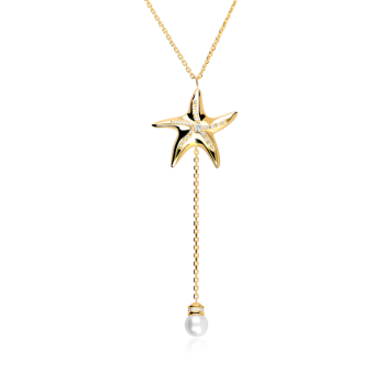 Collar Danhela Plata de Ley / Recubrimiento oro 18K