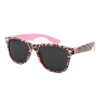 Óculos de Sol Junior Polarizada Leopard Pink