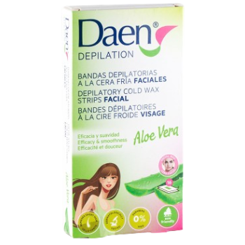 Bandas Depilatorias Faciales Aloe Vera