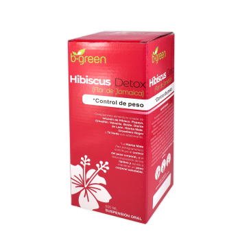 Hibiscus Detox Flor de Jamaica Control de Peso