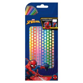 Spiderman Set de 12 Crayons
