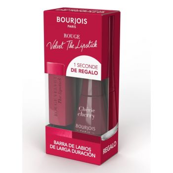 Bourjois Velvet The Lipstick + verniz de unhas 1 Seconde