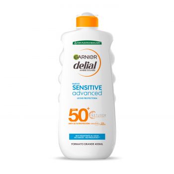 Delial Protetor de leite sensível avançado Solar SPF 50+ para peles claras, sensíveis e intolerantes ao sol