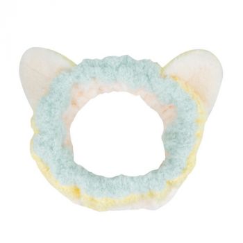 Turbante de banho multicolor de gato