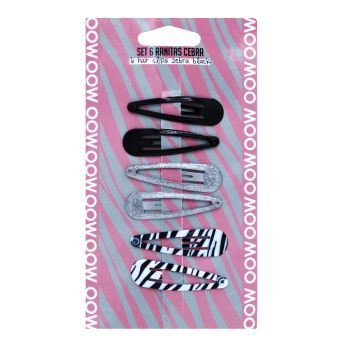 Set de 6 Barrettes