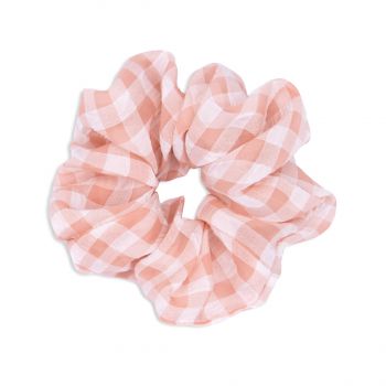 Oh My Hair Scrunchie Cadres Blancs et Roses