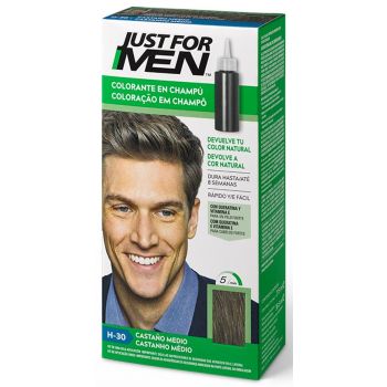 Just for Men Coloração em Champô para Homens para homem
