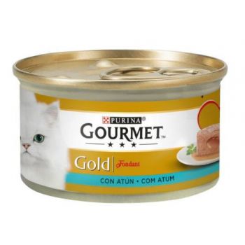 Alimento para Gatos Gourmet Gold Mousse Lata 