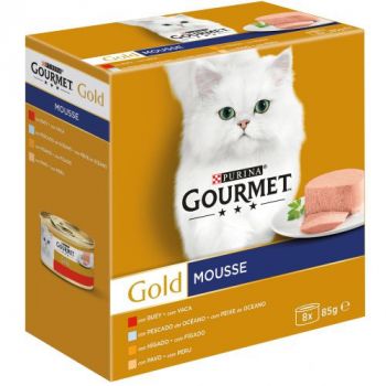 Gourmet Gold Mousse Surtido Comida para Gatos