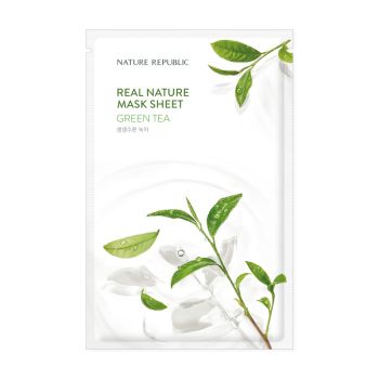 Real Nature Máscara de Chá-Verde 