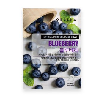 Natural Moisture Mask Sheet Mascarilla Facial Blueberry