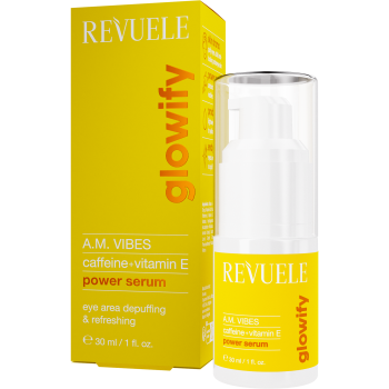 Glowify A.M. Vibes Power Serum Cafeína + Vitamina E