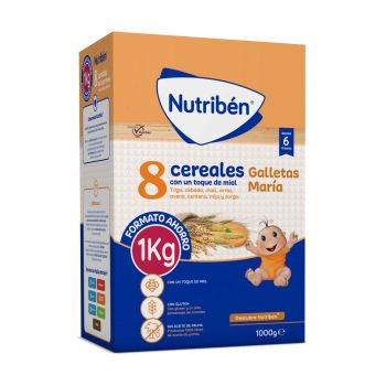 Papilla 8 Cereales con Miel Y Galletas María