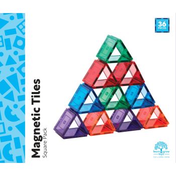 Magnetic Tiles Small Square 36 Pièces