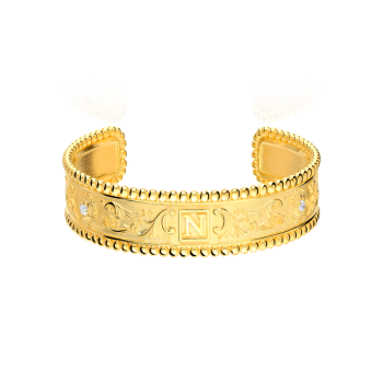 Pulsera Nessari Plata de Ley / Recubrimiento oro 18K