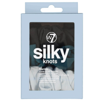 Silky Knots Set 3 Scrunchies Marine