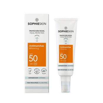 Crème solaire anti-imperfections SPF50+ pour le visage