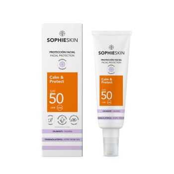 Protector solar facial Calmante para piel atópica SPF 50