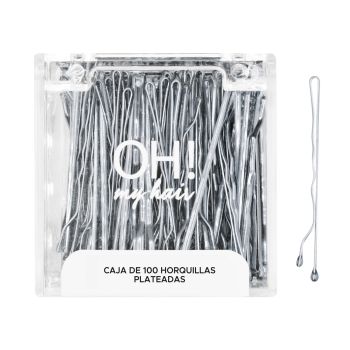 Oh My Hair Horquillas Plateadas