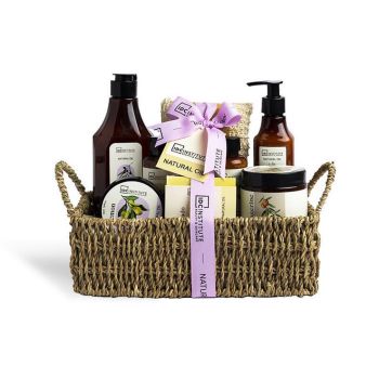 Natural Oil Basket Set de cuidado corporal