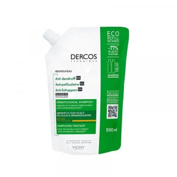 Dercos Technique Ecorefill Shampoing antipelliculaire pour cheveux secs
