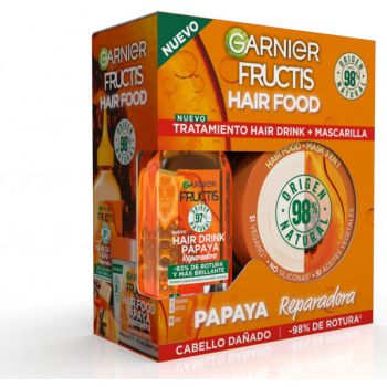 Fructis Hair Food Pack Tratamiento Hair Drink + Mascarilla Para Pelo Dañado