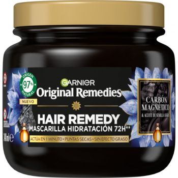 Máscara hidratante de carvão vegetal magnético Hair Remedy
