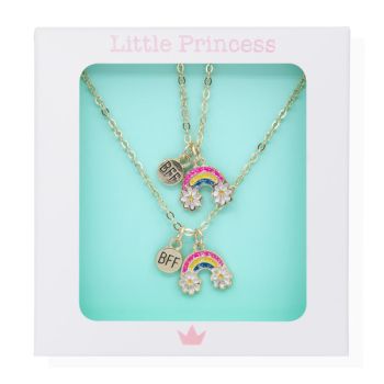 Conjunto Little Princess 2 Colares BFF Rainbow