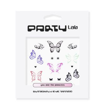 Party Lab Butterfly Eye Tattoo