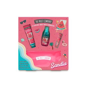Set Summer Sandía EDT + Crema de Manos + Aceite Labial + Neceser