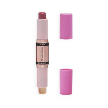 Mauve Glow Stick Blush e Iluminador