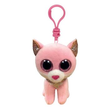 Llavero de Peluche Fiona Gato Rosa