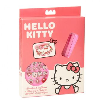 Conjunto Pulseiras Charms Hello Kitty