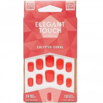 Faux Ongles Caliypso Coral