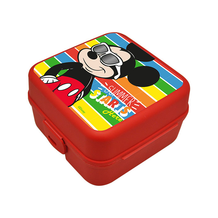 Mickey Sandwichera Con Compartimentos