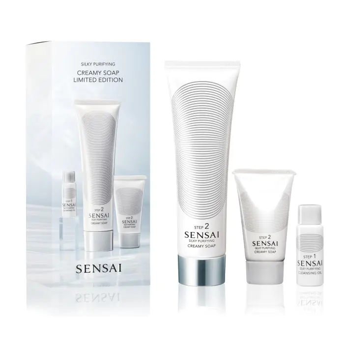 Sensai Set Silky Purifying Creamy Soap Jabón Limpiador Facial