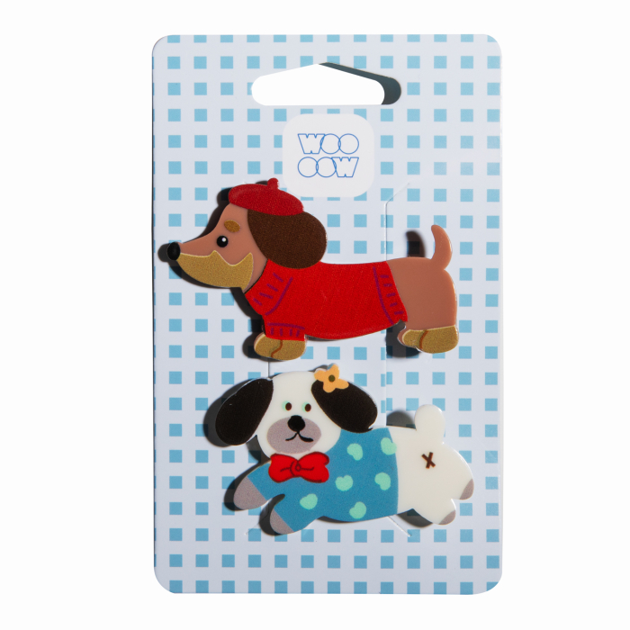 Set 2 Clips Perrito Doggy Fun Set 2 Clips Perrito Doggy Fun