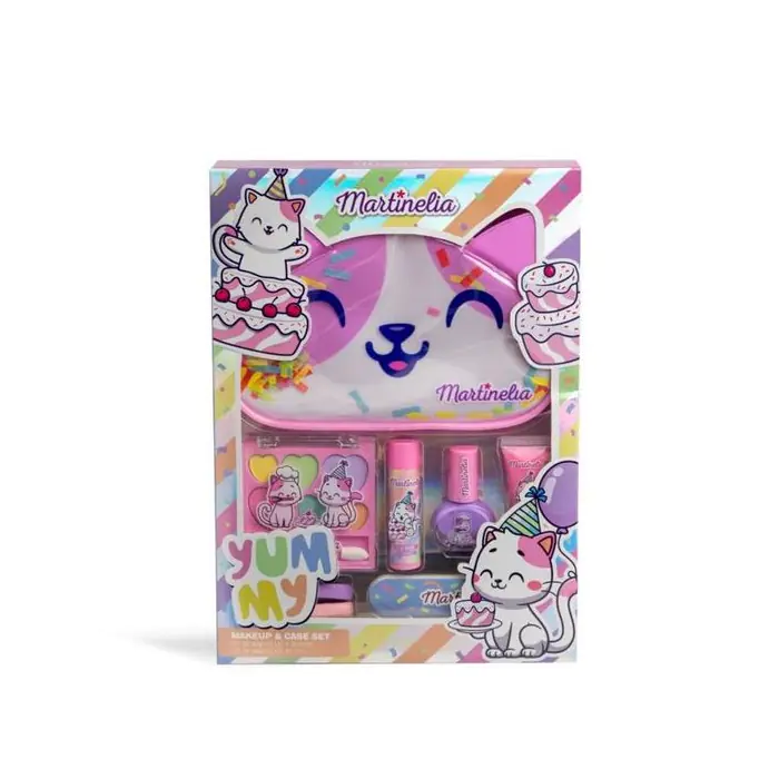 Set De Maquillaje Infantil Martinelia Yummy Bag Con Mochila, Esmaltes, Bálsamos Y Sombras, Accesorios Para El Pelo, Regalo Perfecto Para Niñas