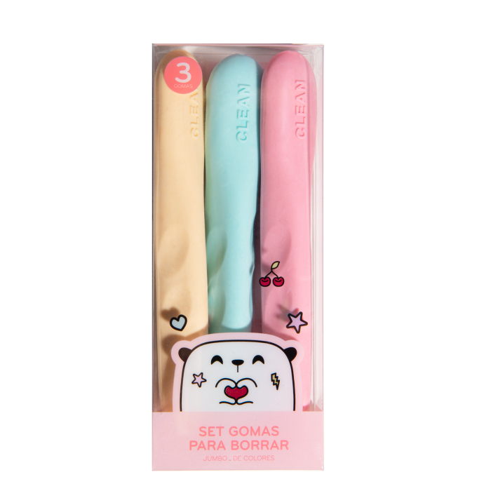 Set de Gomas Para Borrar Jumbo