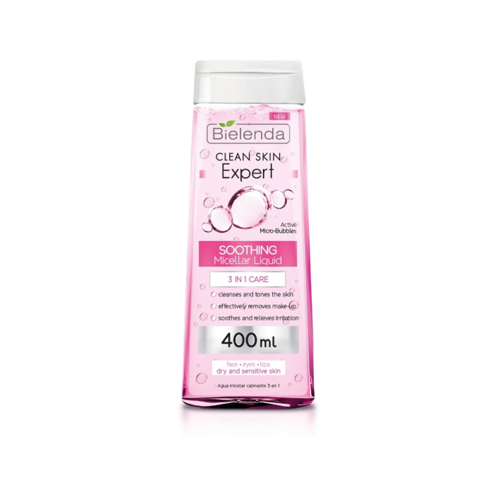 Clean Skin Expert Agua Micelar Calmante 3 en 1 Clean Skin Expert Agua Micelar Calmante 3 en 1