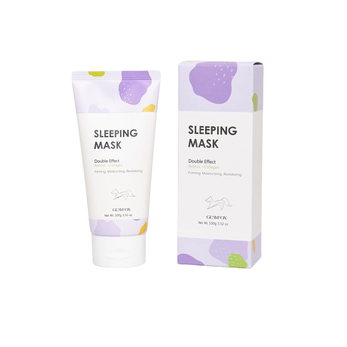 【OMILOVE♡ 】Collagen Mask 6枚入り Glamfox Retinol Collagen Sleeping Mask Mascarilla Facial Noche