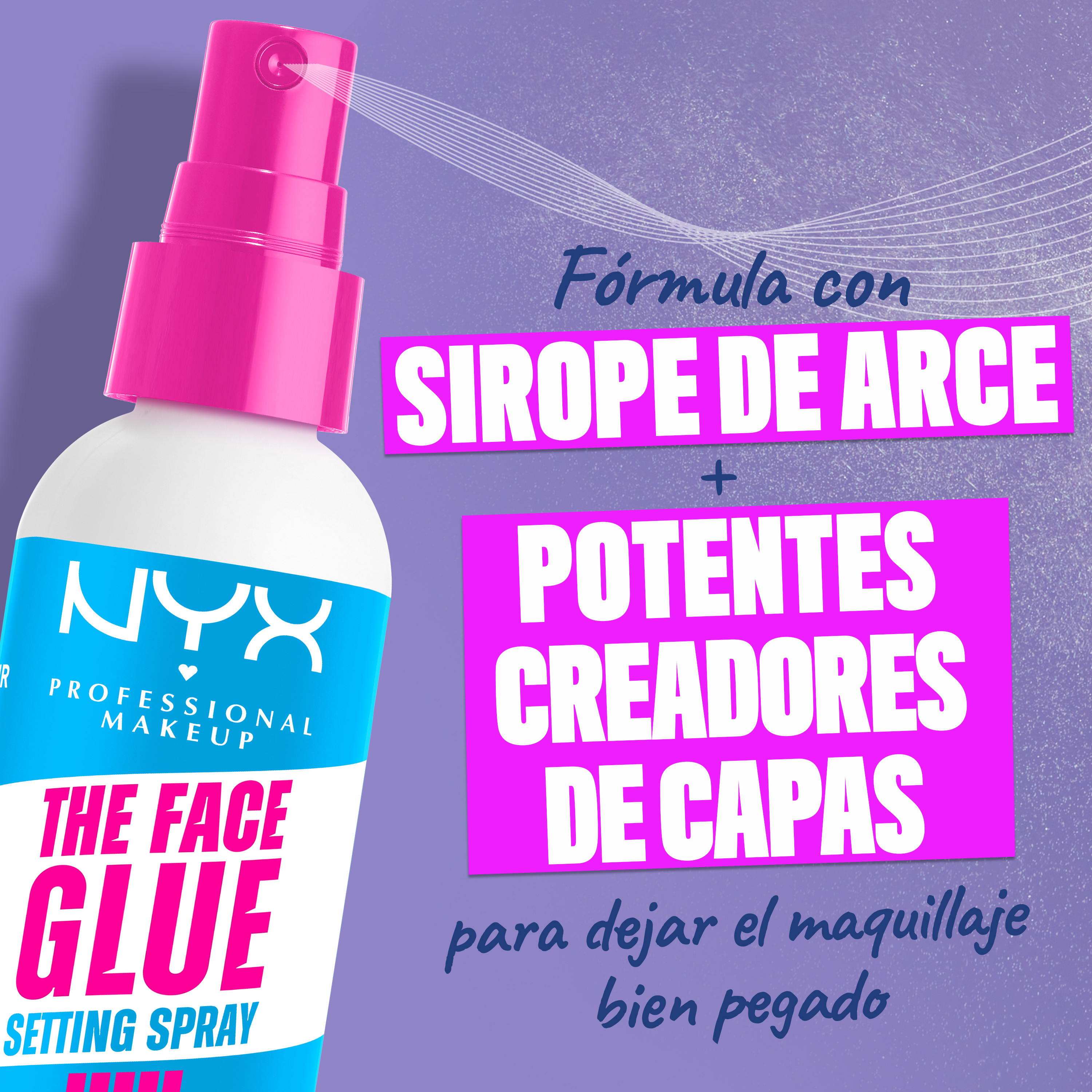 The Face Glue Setting Spray Fijador de Maquillaje · detalle 4