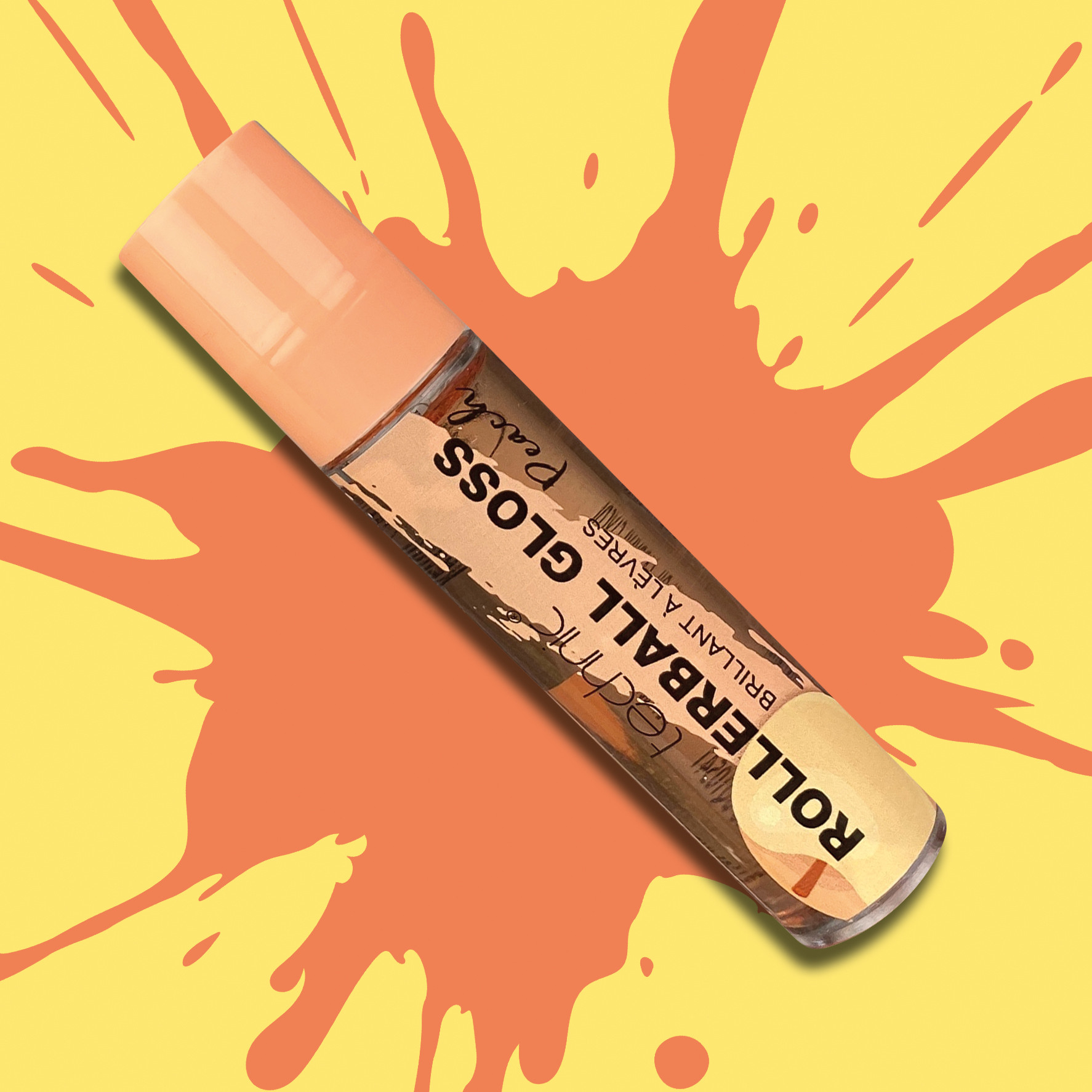 Brillo de Labios Rollerball Melocotón · detalle 1