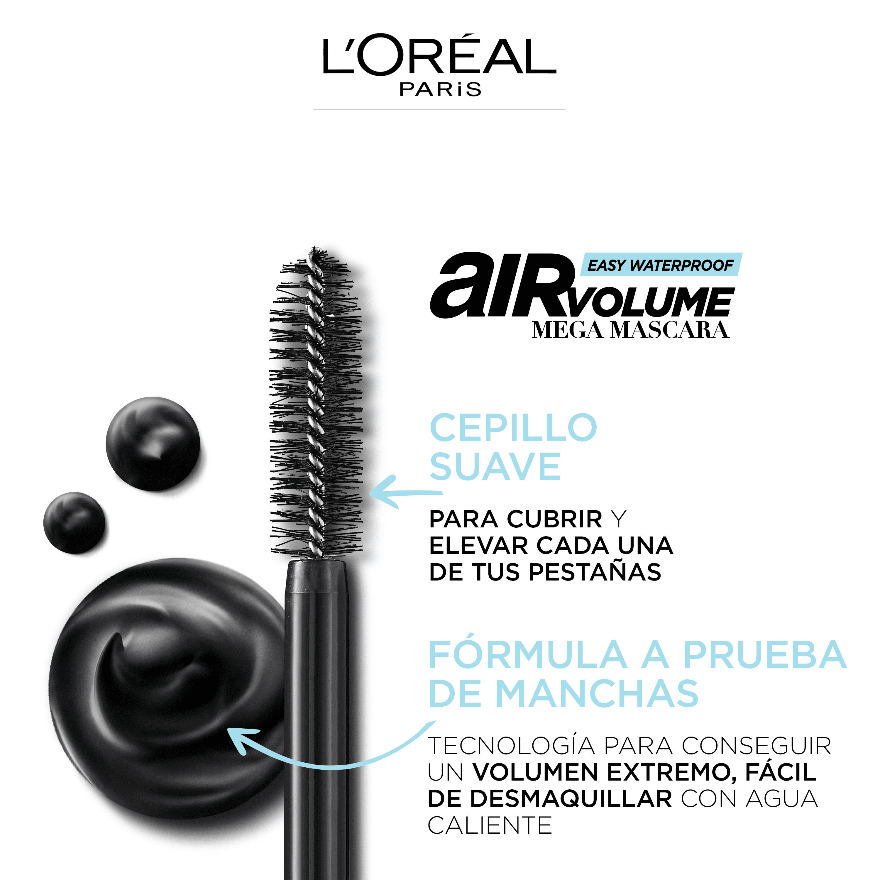 Air Volume Mega Máscara de Pestañas Waterproof · detalle 2