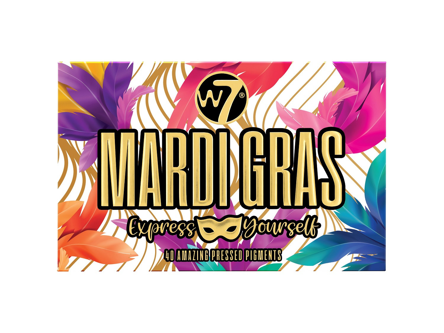 Paleta de Sombras y Pigmentos Prensados Mardi Gras · detalle 2