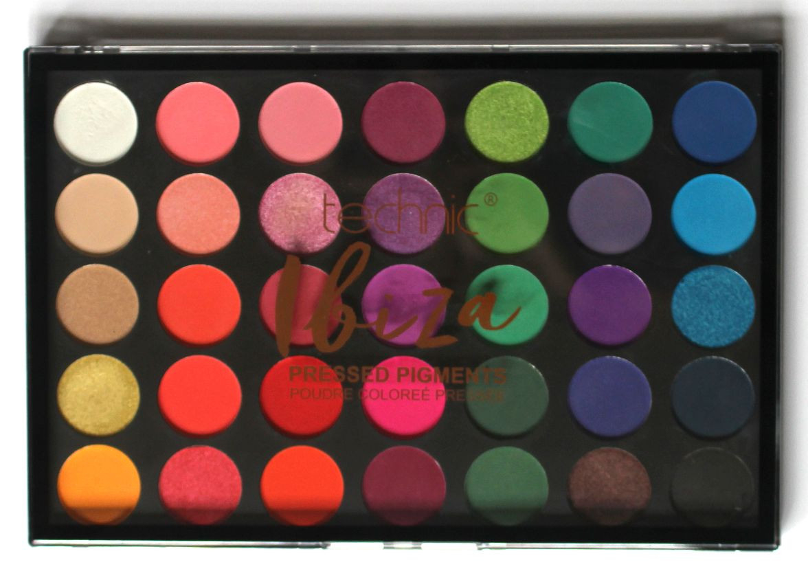 Technic Paleta de sombras Ibiza Pressed Pigment Palette