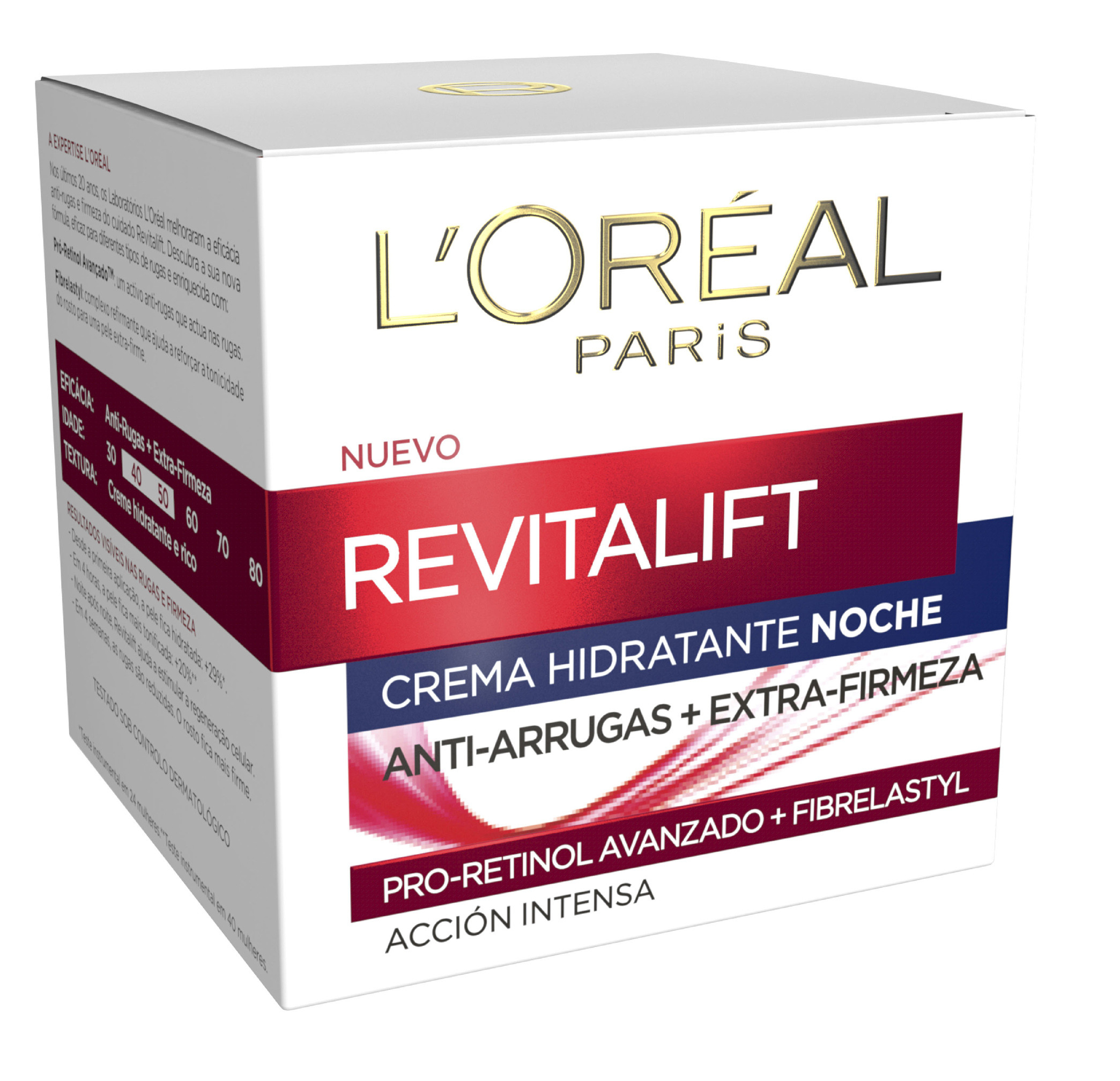 L'Oréal París Revitalift Crema de Noche