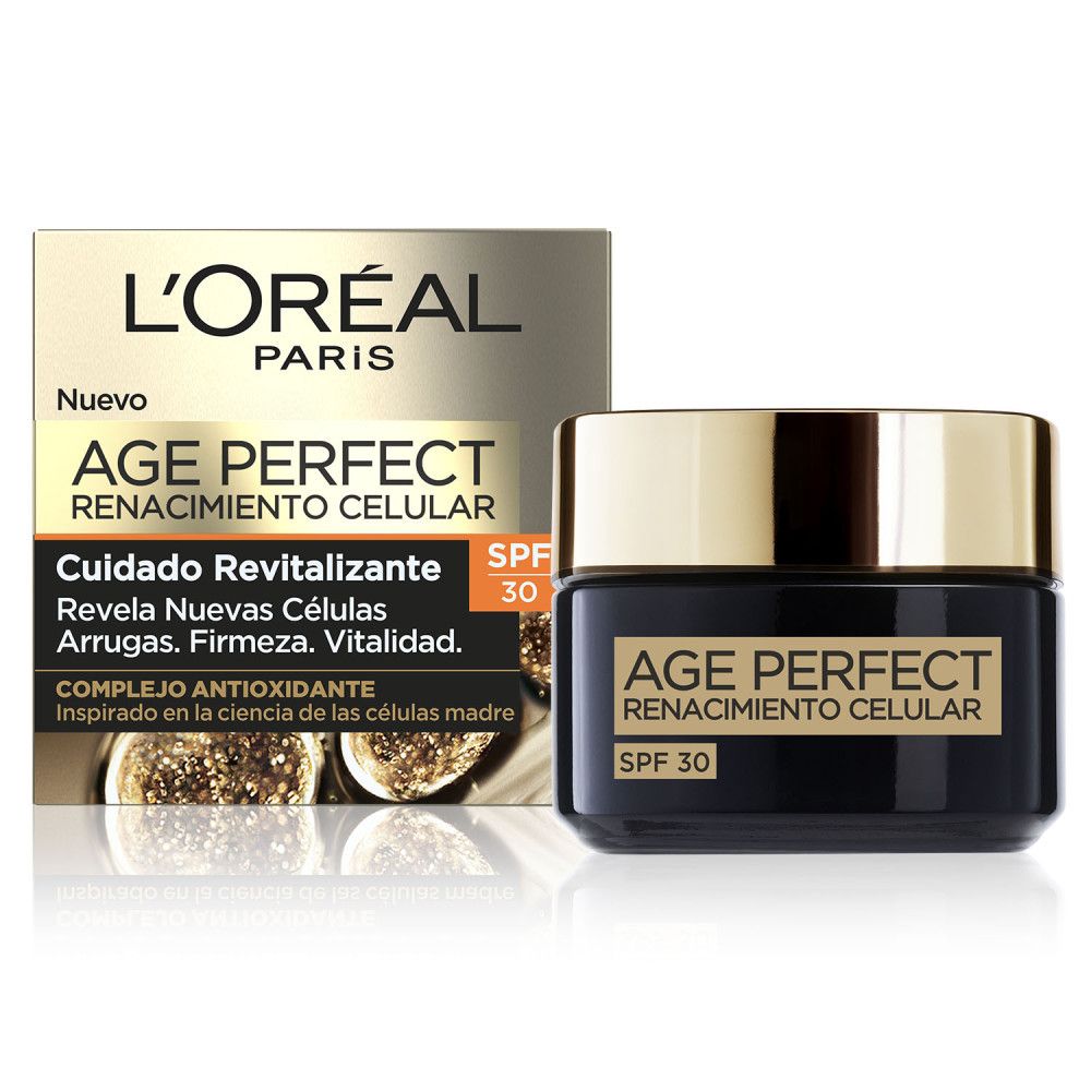 L'Oréal París Age Perfect Renacimiento Celular Crema Regeneradora SPF30 con Complejo Antioxidante