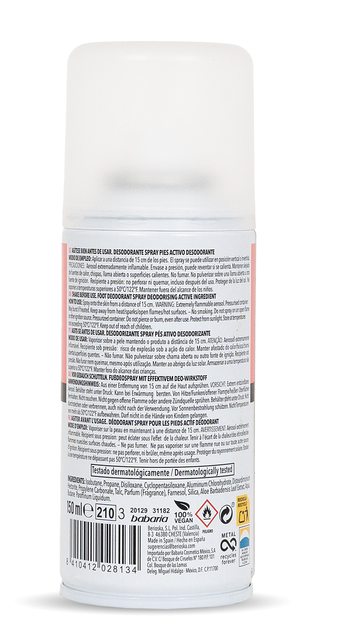 Desodorante Spray para Pies · detalle 2